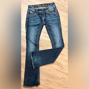 Rock Revival Women's Medium-Dark Blue Bootcut Jeans